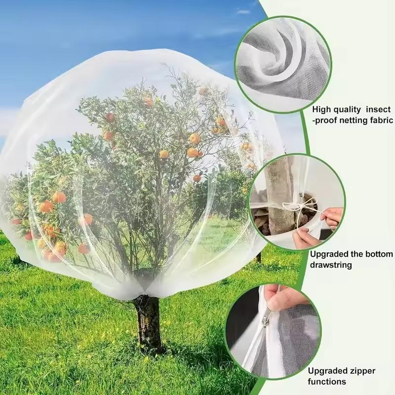 Garden Netting Cover - ● Grote fruitboomnetten met ritssluiting en