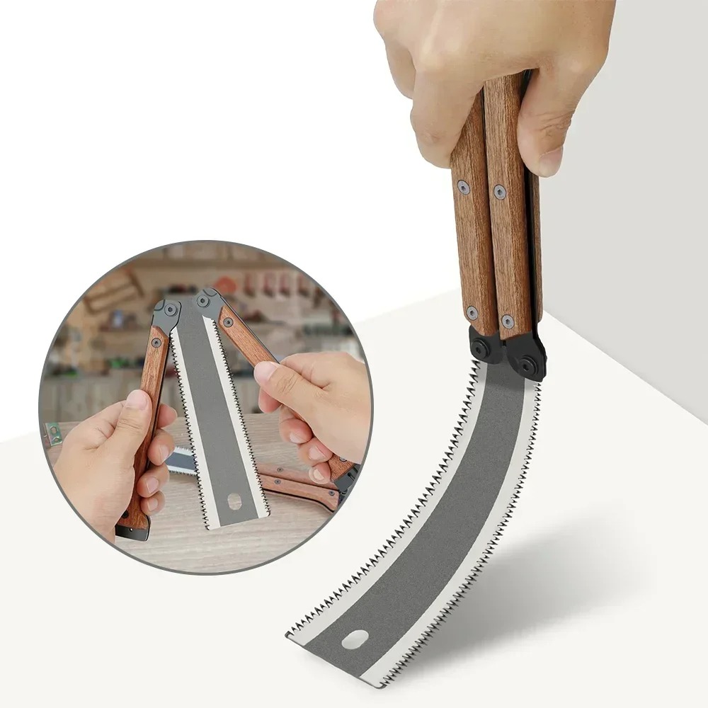 Gardening Hand Tools Japanese - Japanse stijl dubbelzijdige vouwhandschaar met houten