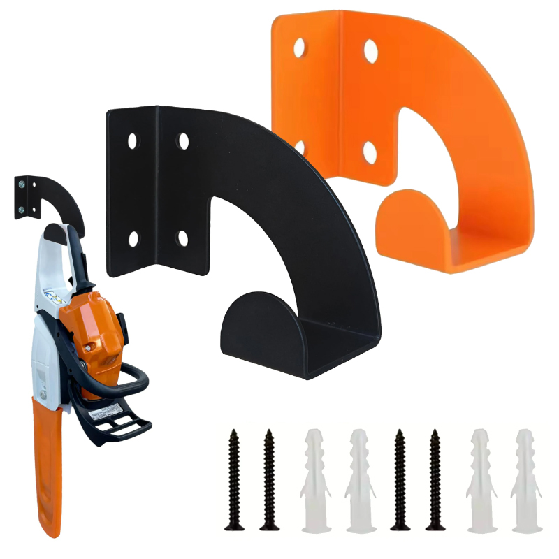 Gardening Tools Types - Zware metalen kettingzaag wandmontagehanger, werkplaats gereedschap