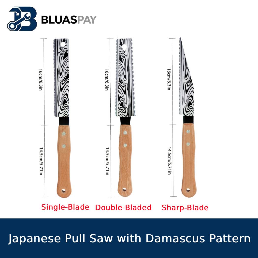 Gardening Hand Tools Japanese - Japanse trekzaagset Damascus patroon houten handvat
