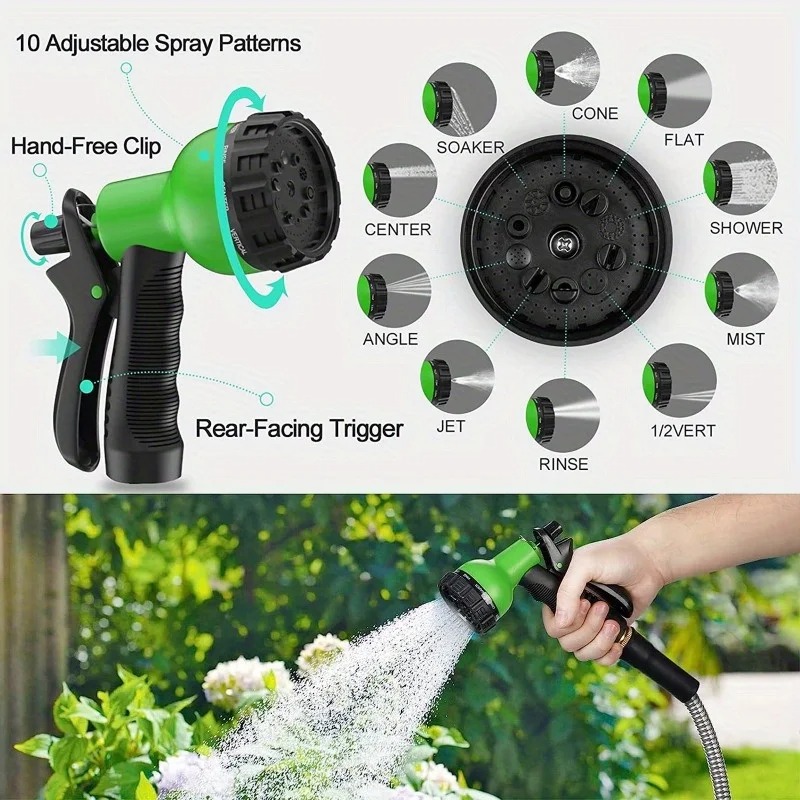8 Modus Hogedruk Tuin Waterpis - Gardening Tools Youtube recensie en prijs