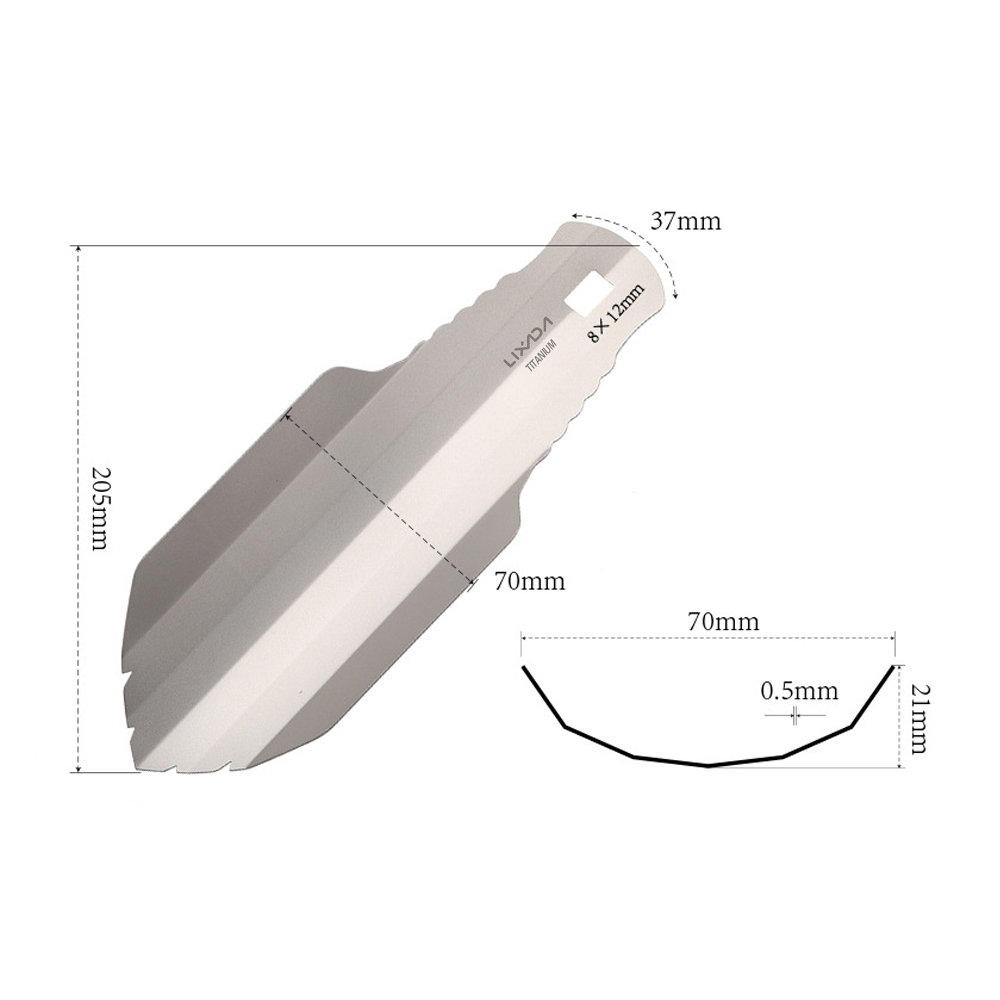 Lixada Titanium Tuin Handschep - Garden Hand Trowel recensie en prijs