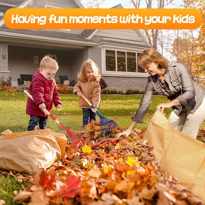 Kinderhark met hardhouten stee - Gardening Tools For 3 Year Old recensie en prijs