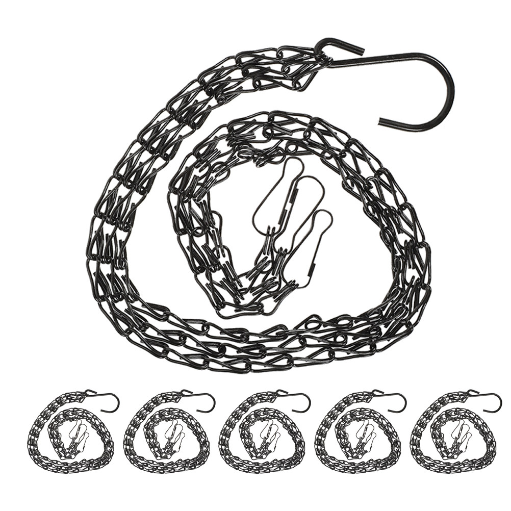 6 stuks hangende mandkettingen - Hanging Planter Basket recensie en prijs