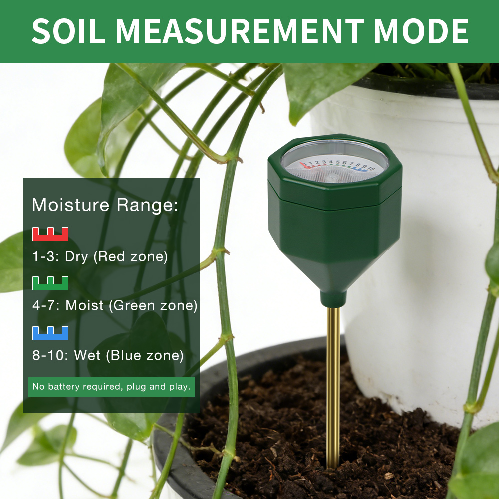 Bodemvochtmeter Bodemvochtdete - Gardening Tools Required recensie en prijs