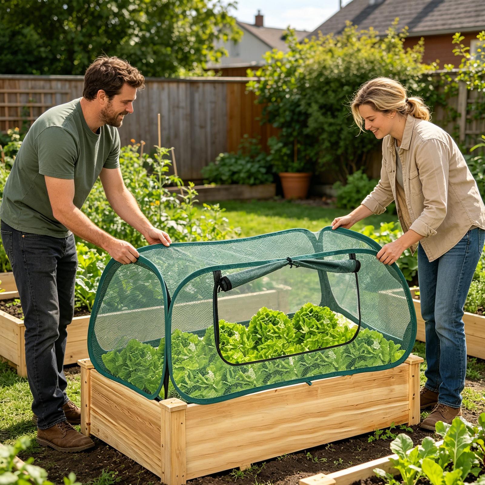 Pop-up tuinnet plantenafdekkin - Garden Netting Cover recensie en prijs