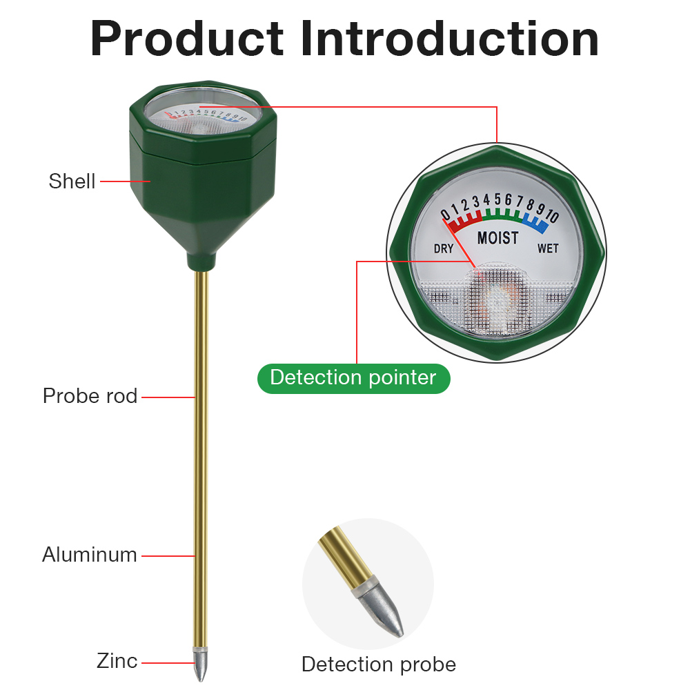 Mini draagbare bodemvochtmeter - Gardening Tools Required recensie en prijs