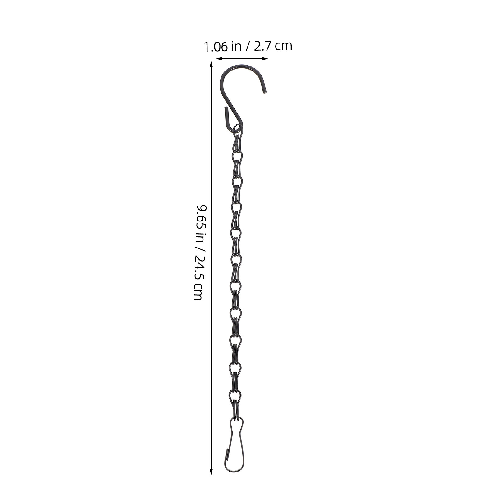 5 stuks zwarte dubbele haakket - Hanging Planter Basket recensie en prijs