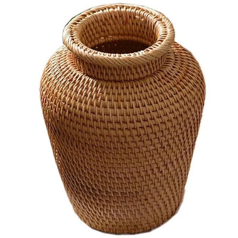 Rieten mand Rotan hangende blo - Hanging Planter Basket recensie en prijs