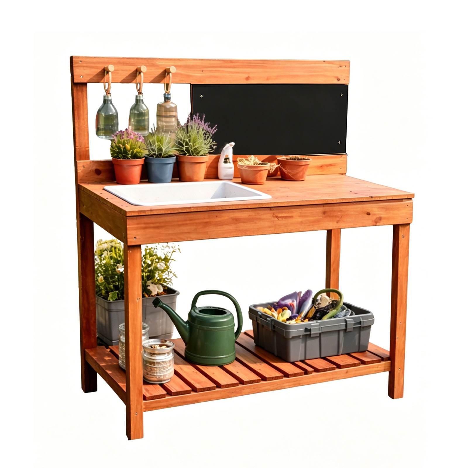 Houten plantentafels voor kind - Gardening Tools For Kids recensie en prijs