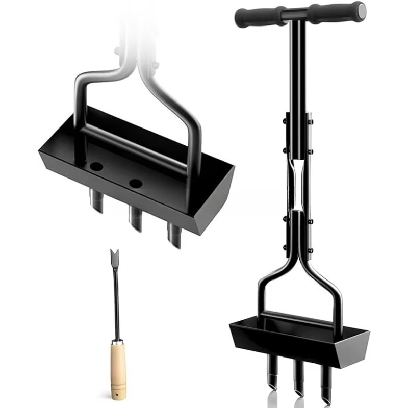 Handmatige gazonbeluchter, ker - Gardening Yard Tools recensie en prijs