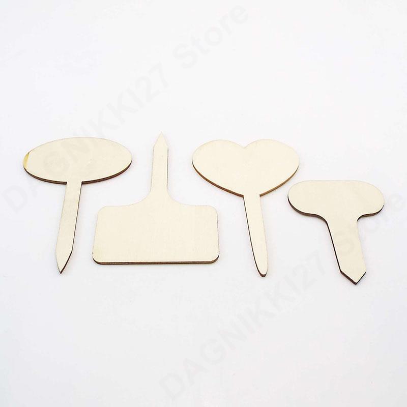 10x T-Type Houten Plant Etiket - Gardening Tools Types recensie en prijs