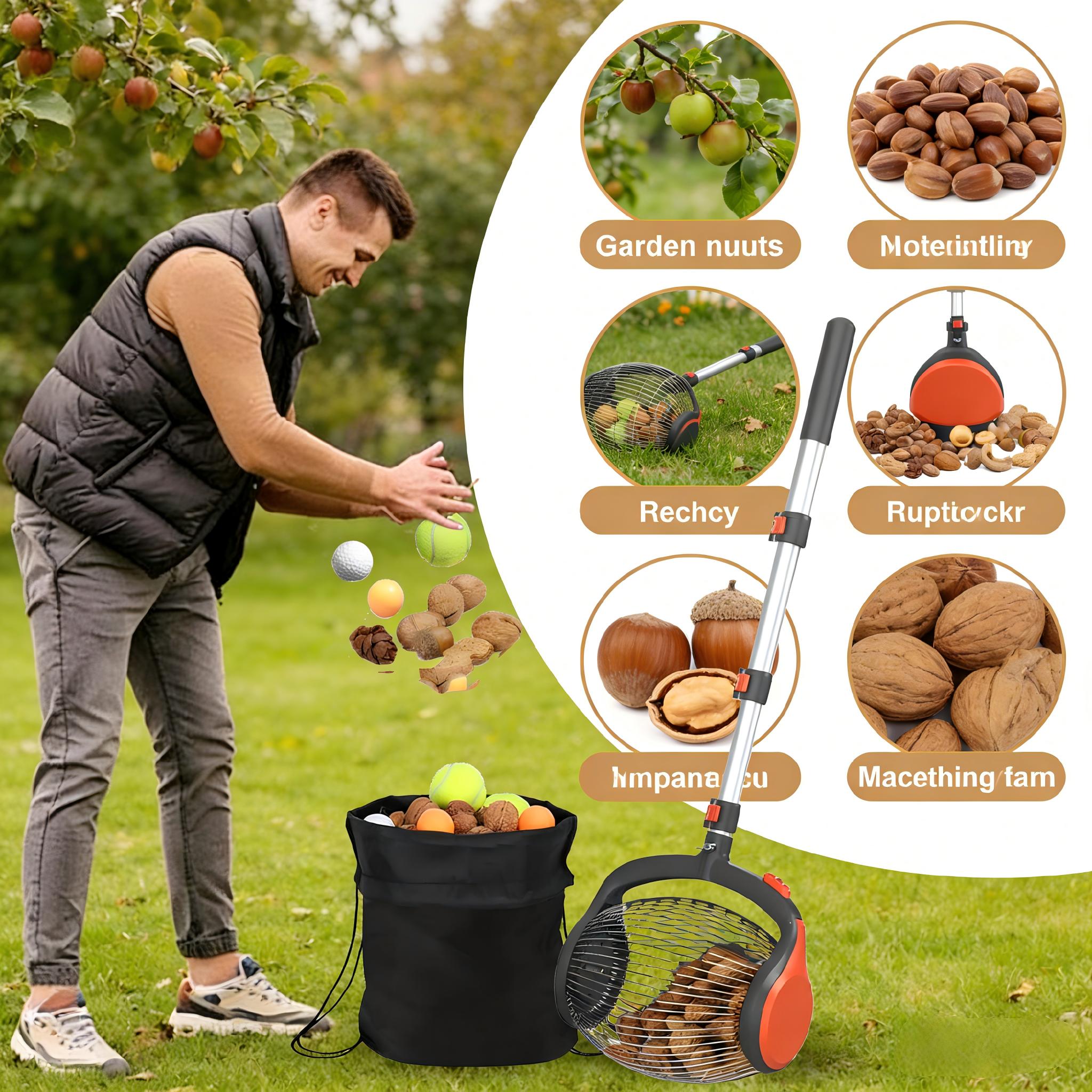 Nut Gatherer 26,37 tot 56,3 in - Gardening Yard Tools recensie en prijs