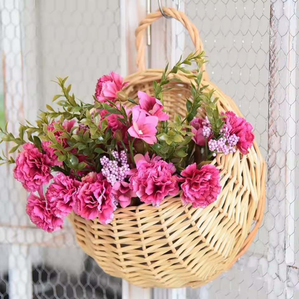Handgemaakte Rieten Rotan Bloe - Hanging Planter Basket recensie en prijs
