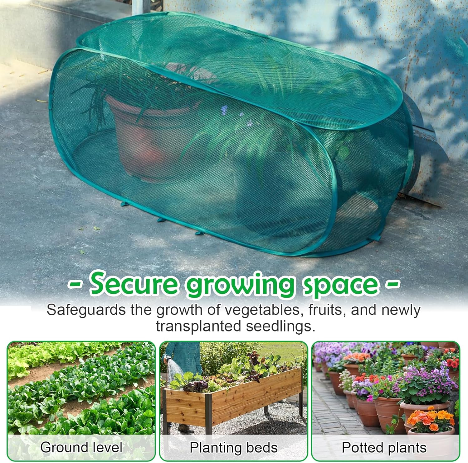 120cm Pop-up tuinplantenafdekk - Garden Netting Cover recensie en prijs